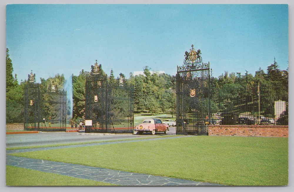 State View~Forest Lawn Memorial Park~Glendale California~Vintage Postcard
