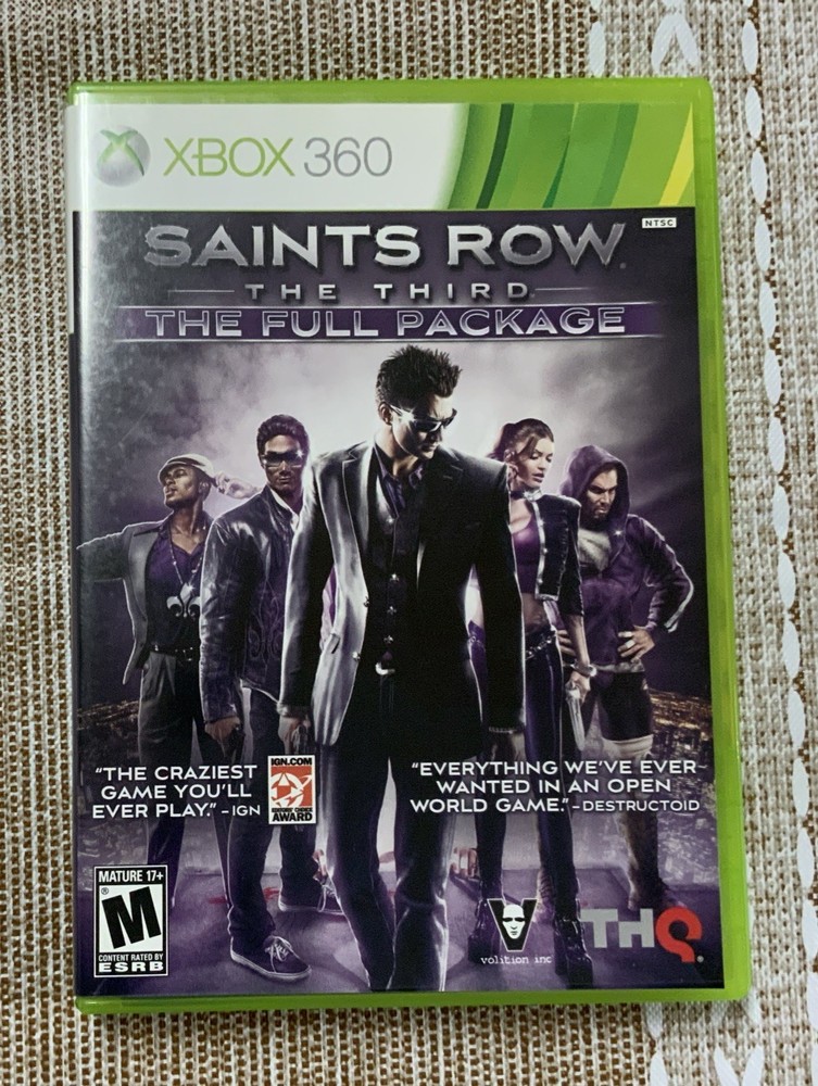 Saints Row: The Third - The Full Package (Xbox 360) - (2012) Complete + Manual