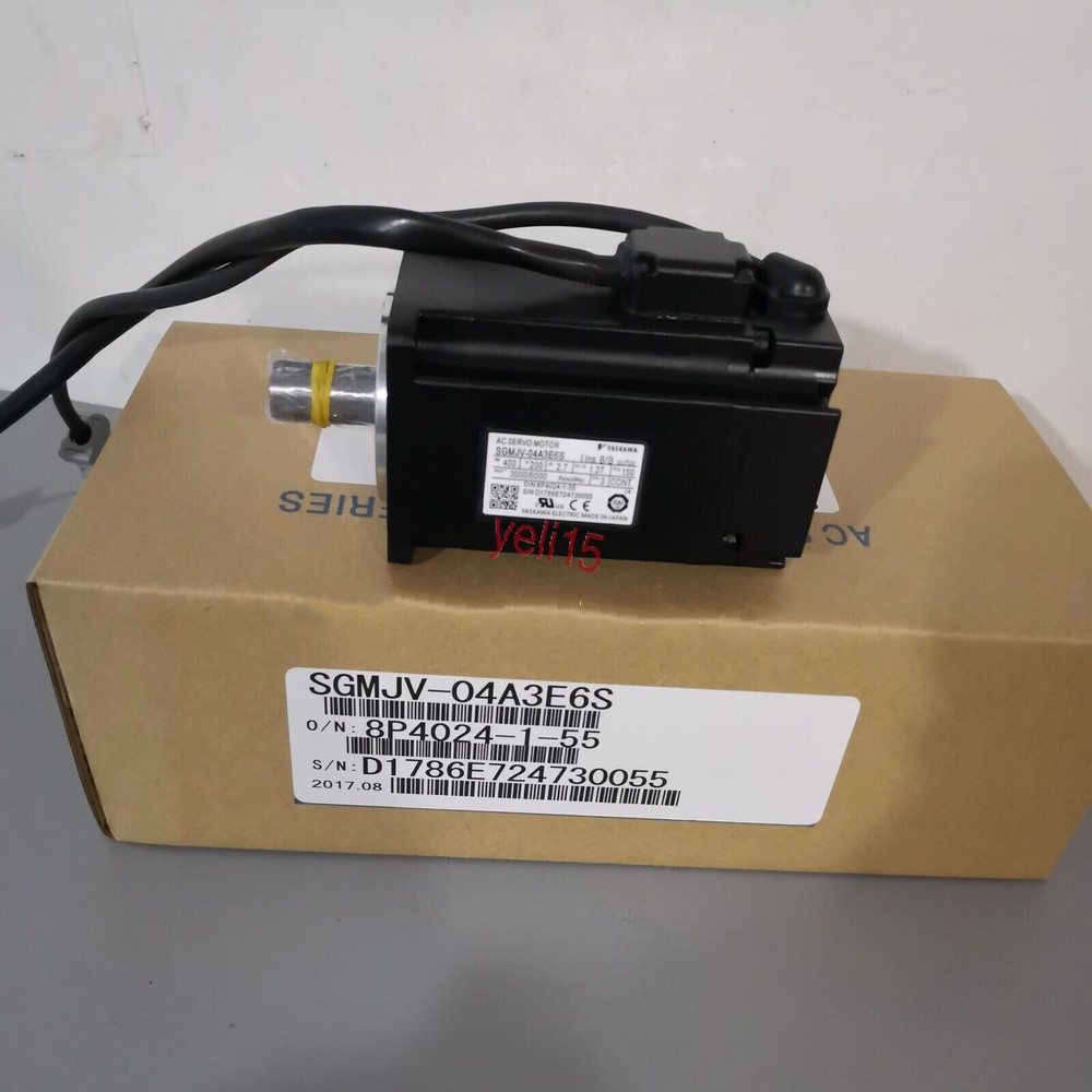 Servo Motor SGMJV-04A3E6S NEW in Box #A6-37