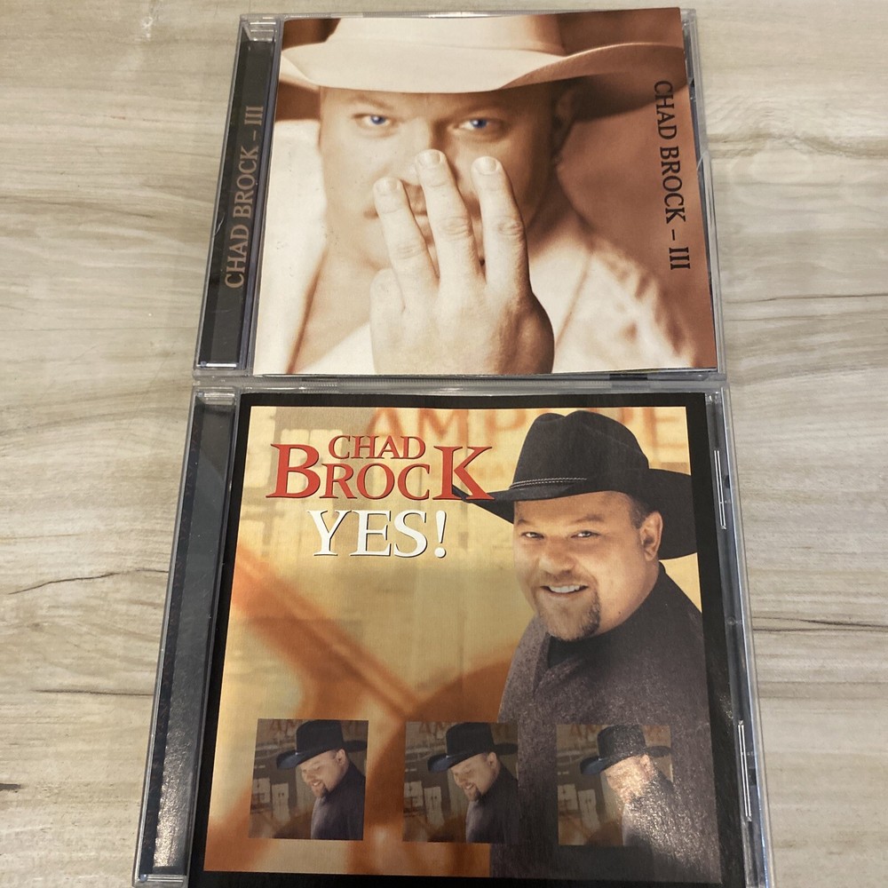 Chad Brock 2 CD LOT III & YES! Country CD 💿 VG+