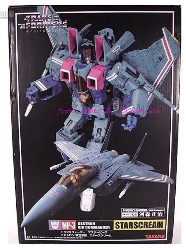 Takara Tomy MP-03 Destron Air Commander Starscream Citycommander Action Figure