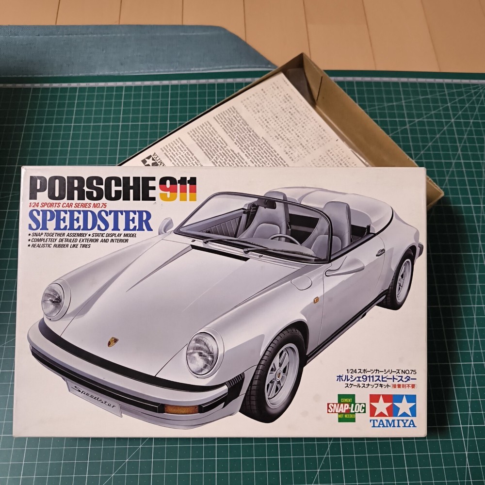 Coche deportivo Tamiya 1/24 Porsche 911 Speedster serie Nº75