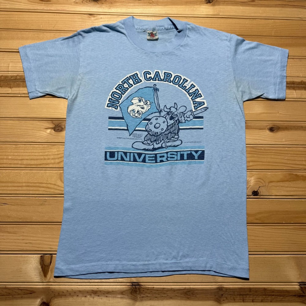 Vintage 1984 North Carolina Tar Heels Hagar The Horrible UNC T-Shirt Youth Large