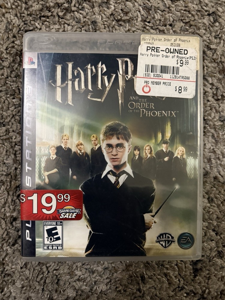 PS3 Harry Potter & The Order of the  Phoenix Sony PlayStation 3 Complete CIB