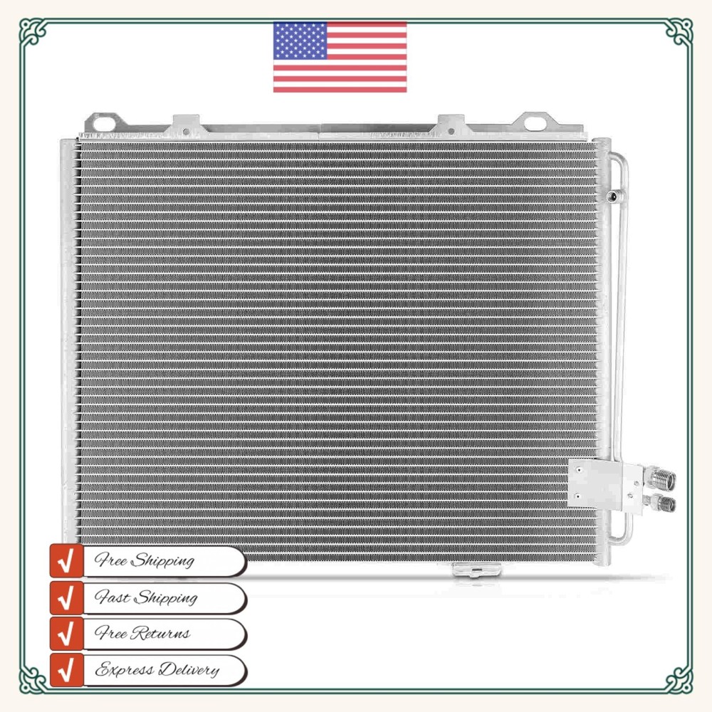 AC Condenser For 1996-2003 Mercedes Benz E320 98-02 E430 97 E420 99-03 E55 AMG