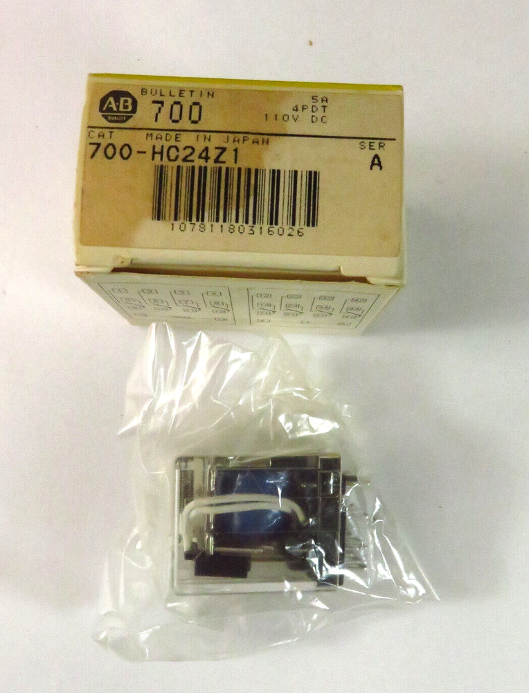 Allen Bradley 700-Hc24Z1  Ice Cube Relay / 5A / 110Vac / Series A