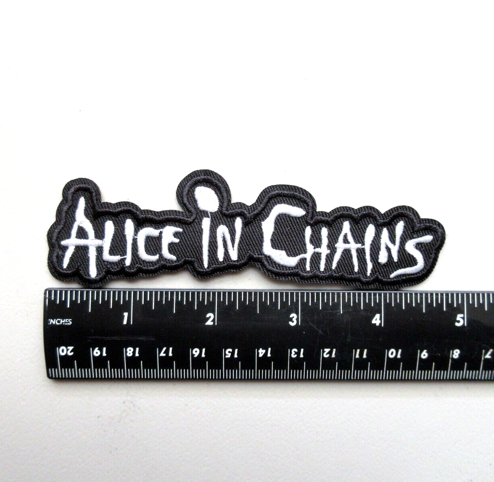 🔥ALICE IN CHAINS ROCK BAND MUSIC BATTLE VEST JACKET EMBROIDERED IRON ON PATCH