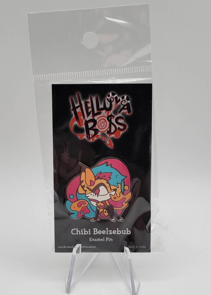 Helluva Boss Heart Chibi Beelzebub Queen Bee Enamel Pin Vivziepop Sharkrobot