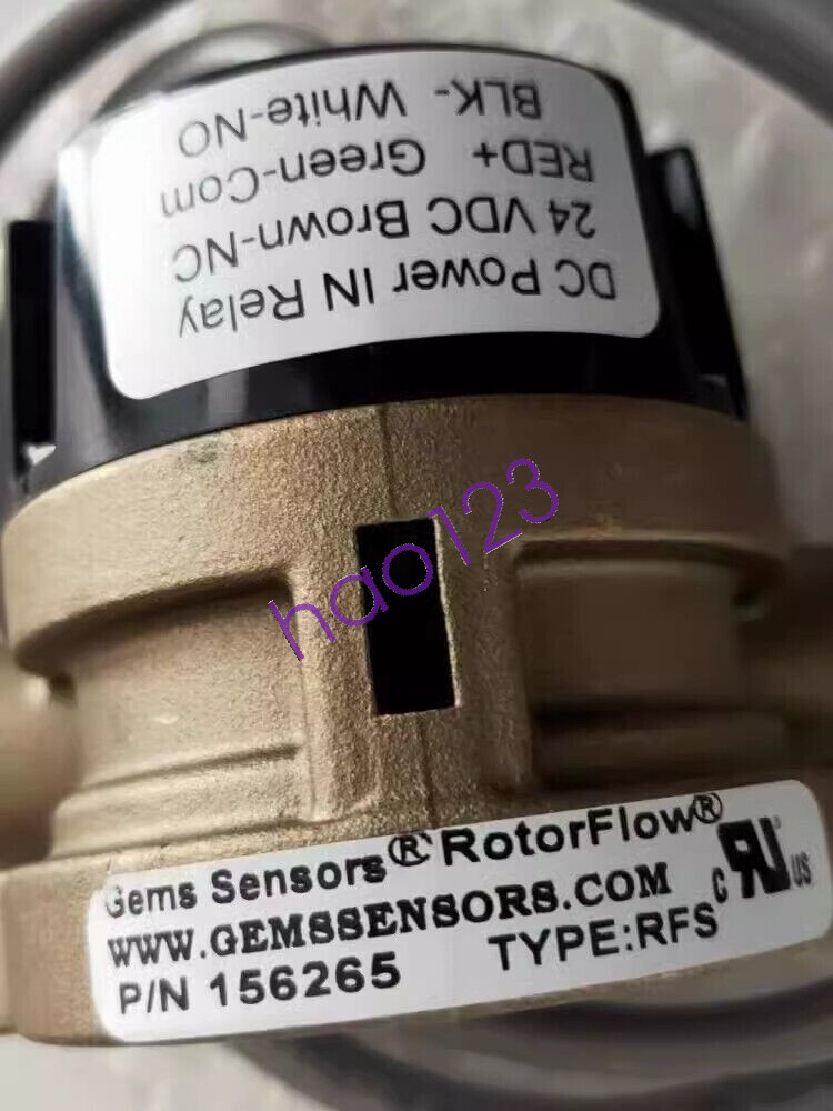 1pcs NEW GEMS Water Flowmeter Sensor P/N:156265 DHL/FedEx