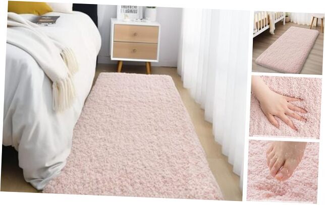 Microfiber Bathroom Rug Super Absorbent, Washable Bath Mat Non Slip for
