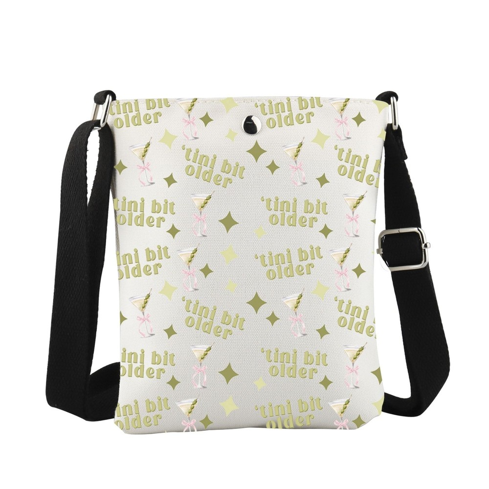 WCGXKO Tini Bit Older Crossbody Bag Dirty Martini Gift Bachelorette Party Gif...