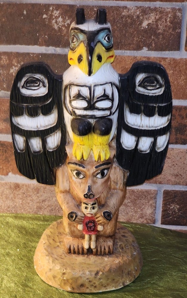 Vintage Signed 1994 Totem Pole - Castagna Original - Made In Italy