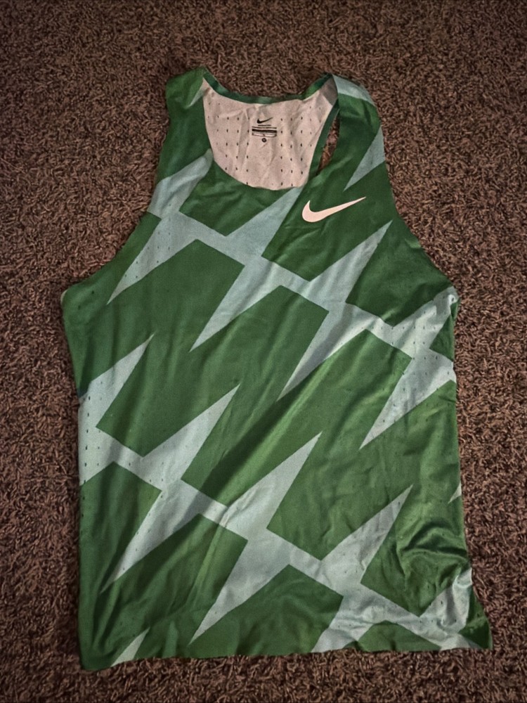Nike Pro Elite 2023 Racing Singlet | Green | Men's Size M