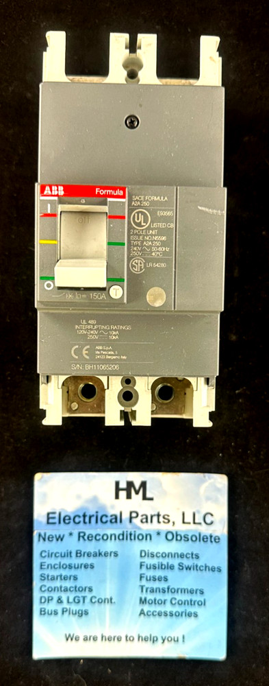 Abb A2A150Tl-2 A2A 250 Tmf 150-1500