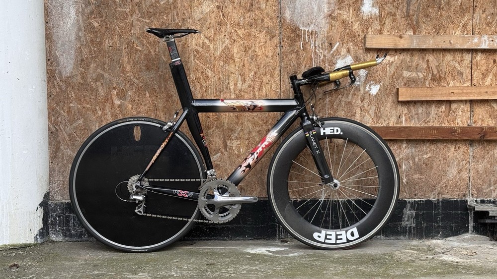 TT Bike Planet x Bike Shimano Dura ace  Aluminium Carbon Deep hed Wheels