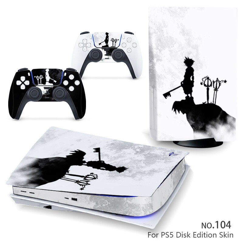 PS5 Disk Decal PlayStation 5 Console Controller Fortnit Wrap Skin Sticker