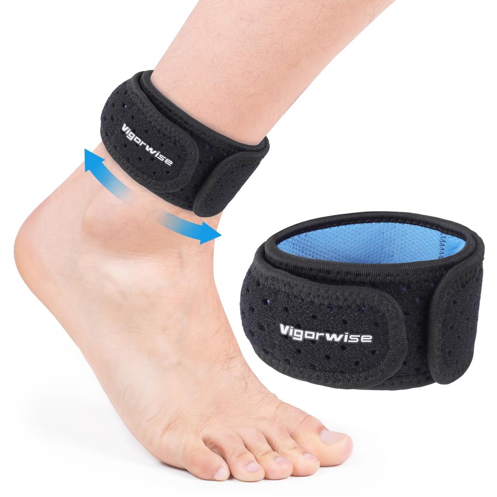 Achilles Tendon Support Brace Adjustable Ankle Strap for Men & Women-image