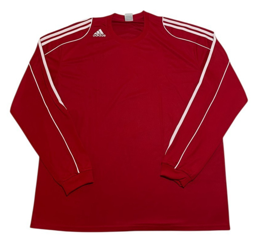 Adidas Squadra II Long Sleeve Soccer Jersey Red White Men’s 3XL NEW