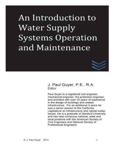 Introduction to Water Supply Systems Operation and Maintenance, Paperback by ...