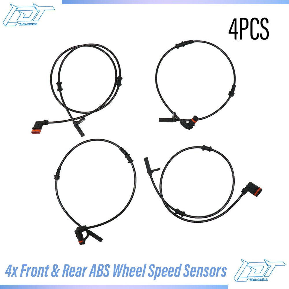 Pack of 4 Fits Mercedes-Benz SLK250 SLK300 SLK350 ABS Wheel Speed Sensors