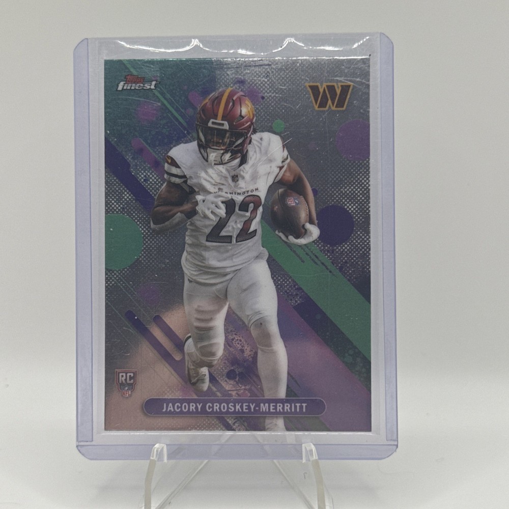 2025 Topps Finest Football Base Jacory Croskey-Merritt #21