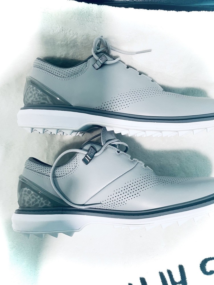 Men's 6 Nike Air Jordan ADG 4 Spikeless Golf Shoes Grey Cement DM0103-010