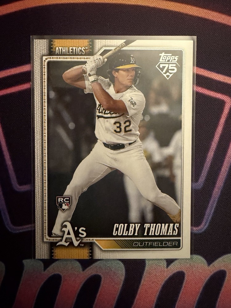 2026 Topps Series 1 #213 Colby Thomas - Athletics RC