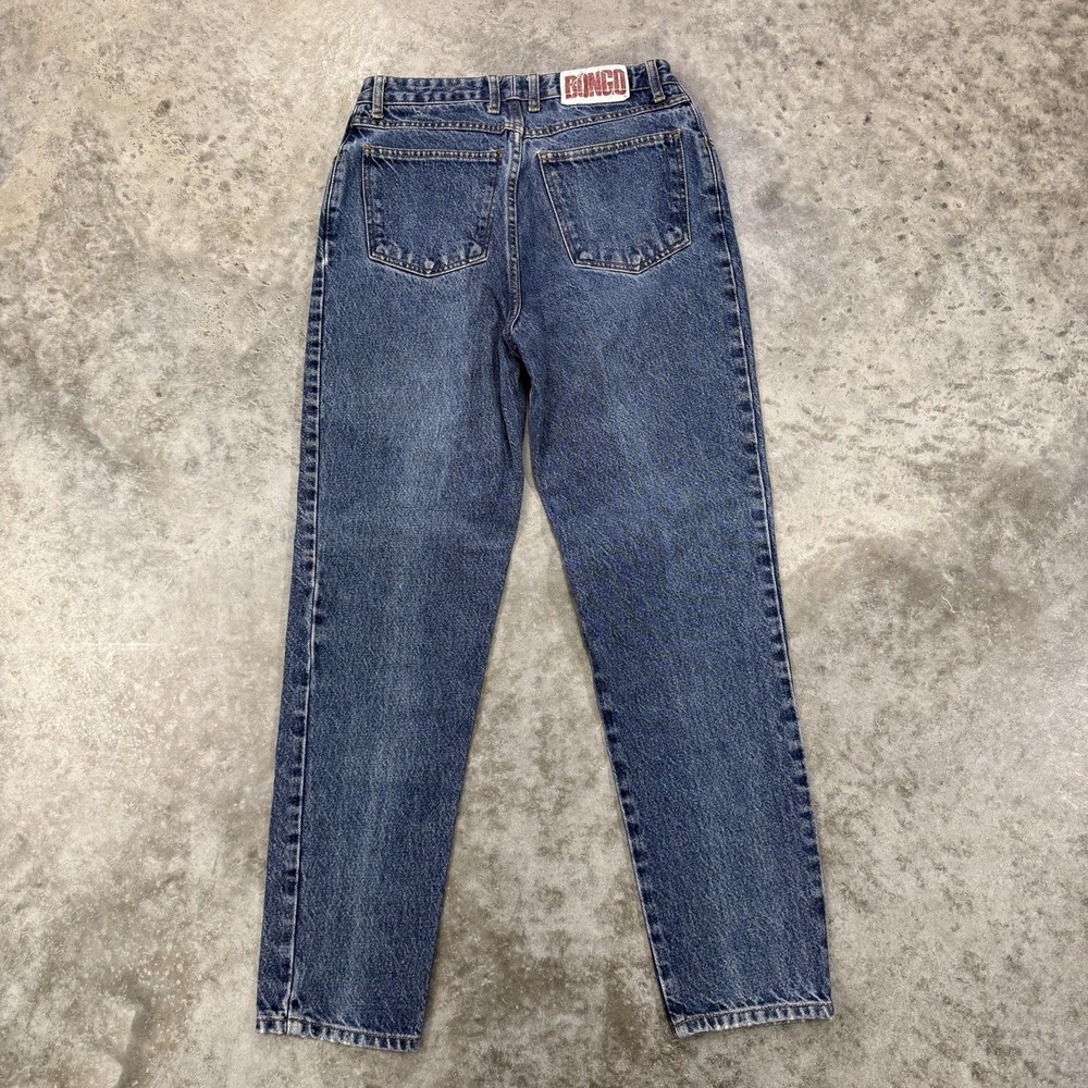 Vintage Bongo Jeans womens 9 High rise Original slim 90s mom medium wash western