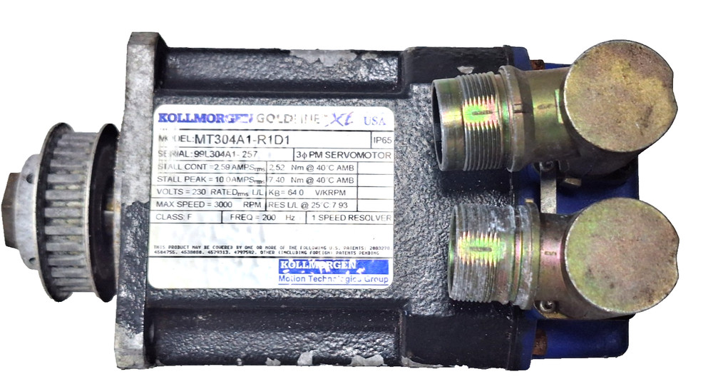 Kollmorgen MT304A1-R1D1 GOLDLINE XT servo motor 230V 3000RPM 3pm servomotor
