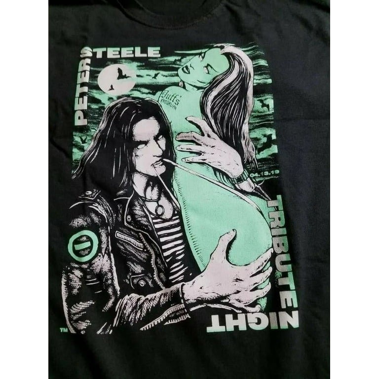 PETER STEELE Tee TYPE O NEGATIVE Shirt Black Unisex HH282