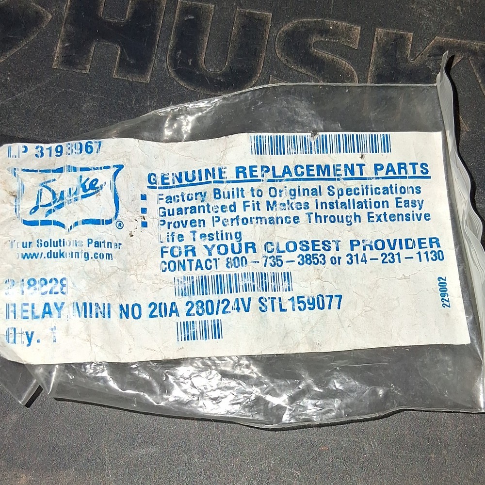 Duke Relay Mini 20A 24V Coil STL159077 218828 Control Equipment PanelsTaco bell grills