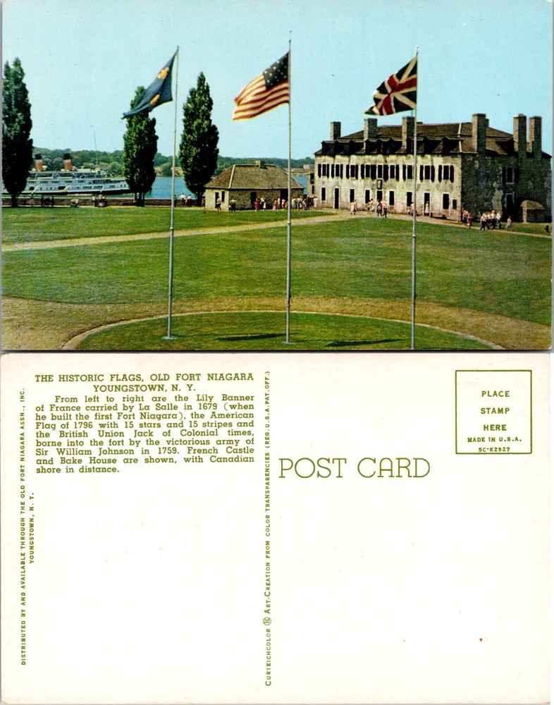Historic Old Fort Niagara Youngstown New York Postcard