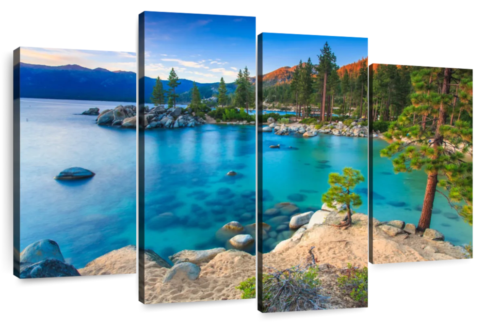 Lake Tahoe Sand Harbor Scene Wall Art
