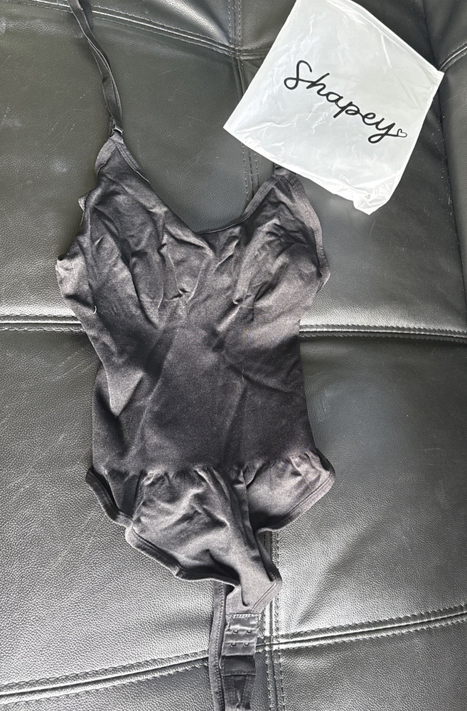 Shapey Bodysuit, Black, XS