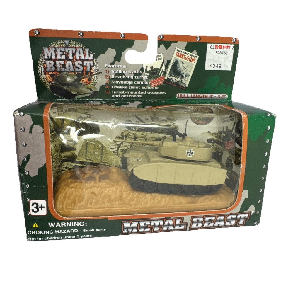 British Chieftan Military Tank Die Cast Tank In Box Metal Beast WW2