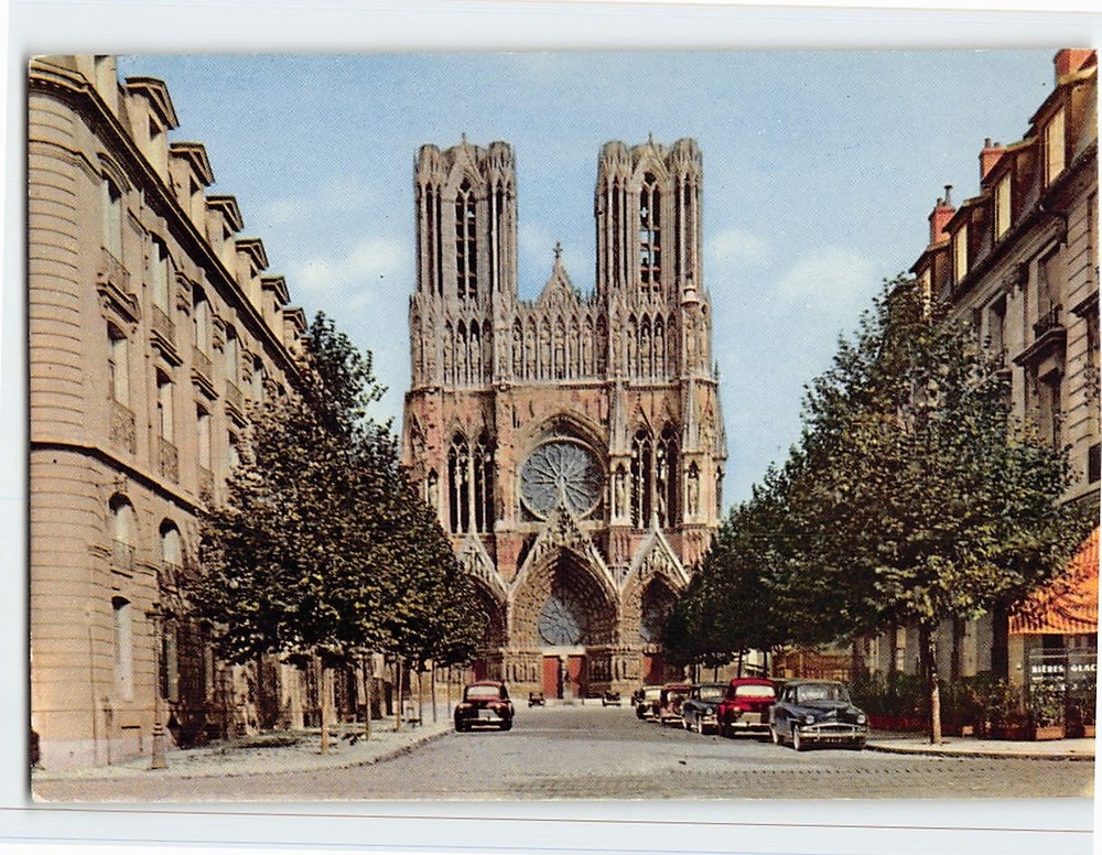Postcard Cathedral of Notre-Dame of Reims France