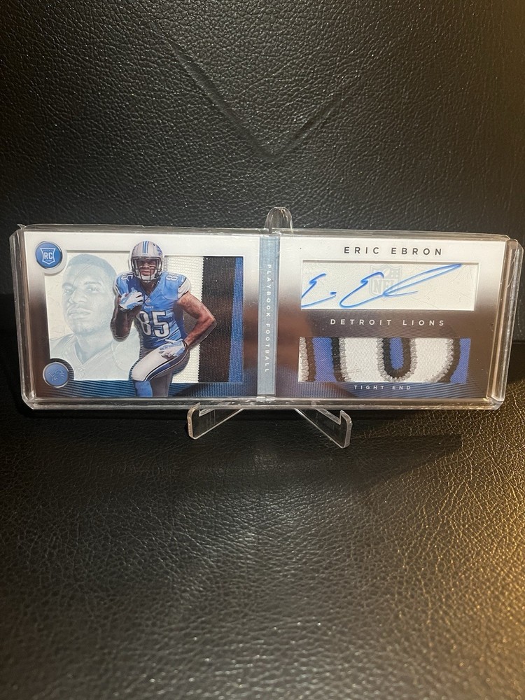2014 Panini Playbook Booklets Signatures Platinum /49 Eric Ebron #138 Auto SP