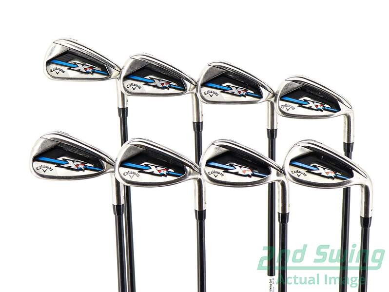 Callaway XR OS Iron Set 5-PW AW SW Graphite Regular Right +1/2