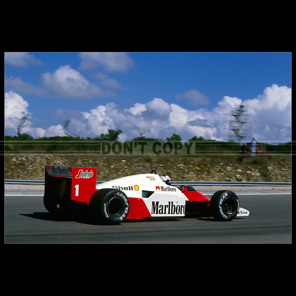 Photo A.005415 MCLAREN MP4-2C 1986 ALAIN PROST GRAND PRIX F1