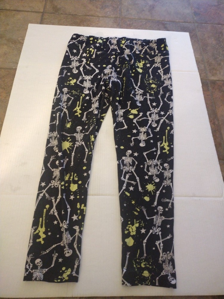 Women's Cute Leggings Multi-Colored No Boundaries Brand Size XL 15-17.