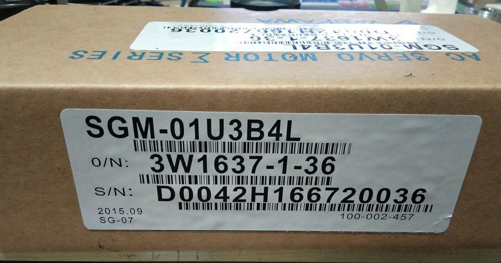 YASKAWA SGM-01U3B4L AC SERVO MOTOR SGM01U3B4L New Expedited Shipping 1PC