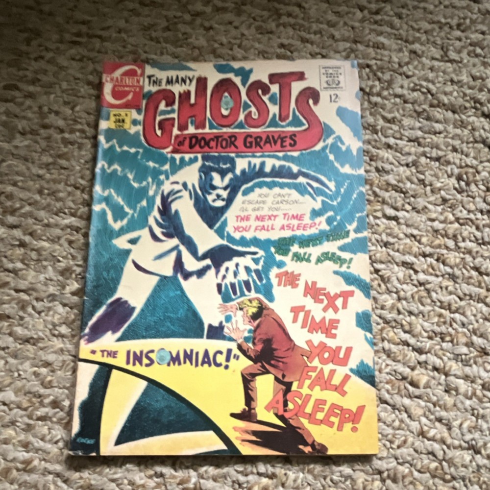Charlton Comics The Many Ghosts of Dr. Graves #5 1968 Horror Rocke Comic Book