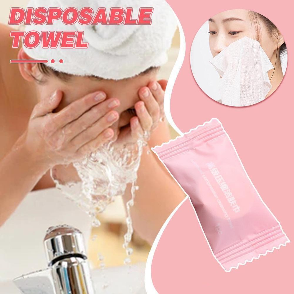 Tool Compressed Washcloth Compressed Face Towel Water Wet Wipe Disposable T GXA