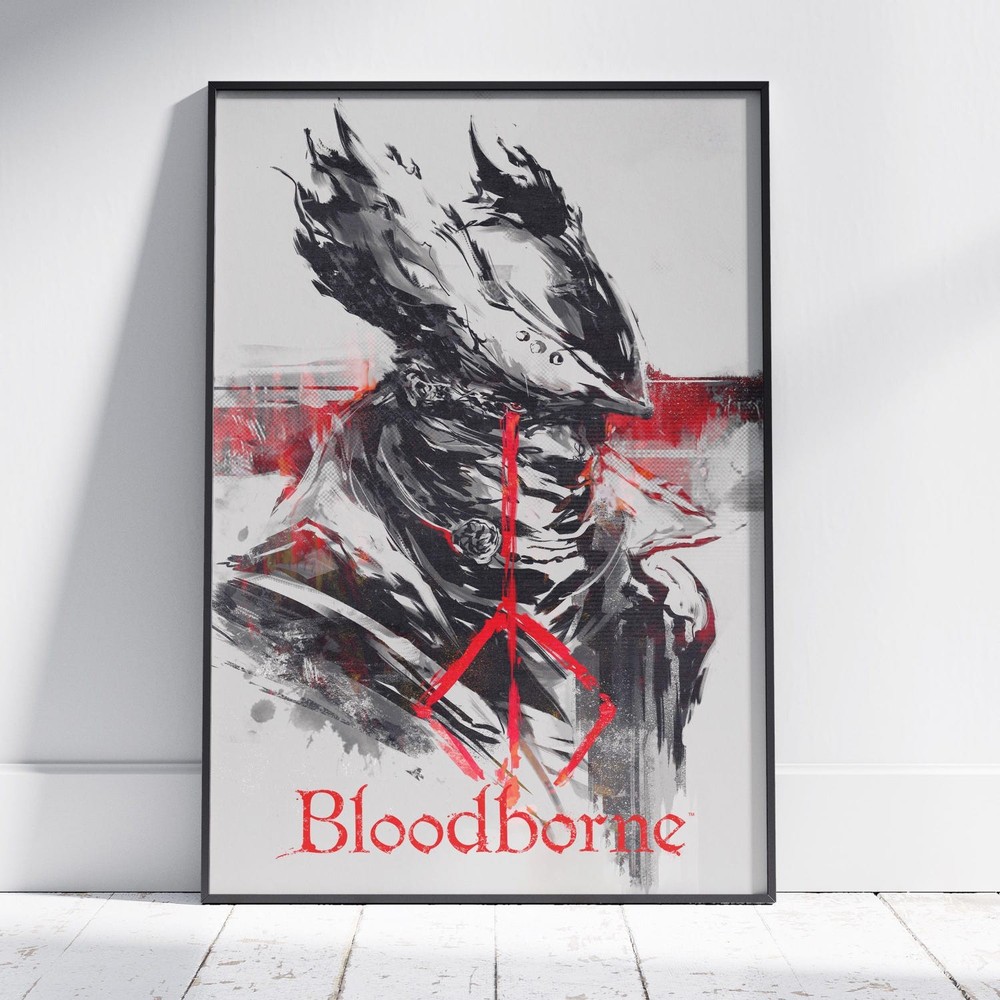 Bloodborne Poster | Lady Maria Video Game Wall Art Print Gamer Gift #1