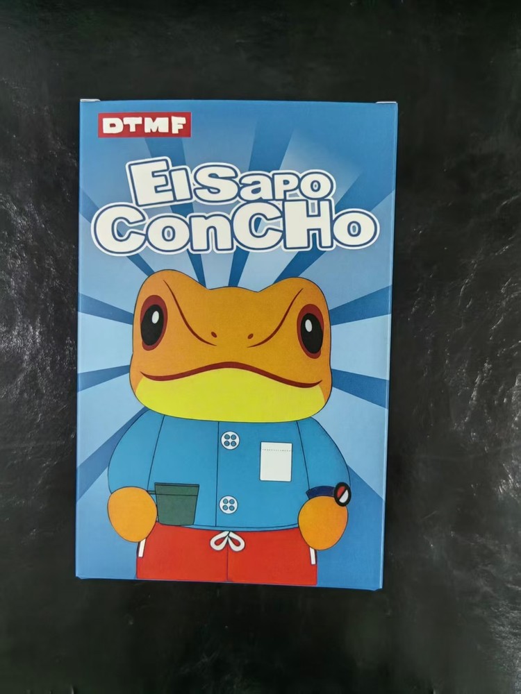 New EL Sapo ConCHo DTMF Bad Bunny Key Ring Limited FROG PLUSH DOLL UNOPENED Gift