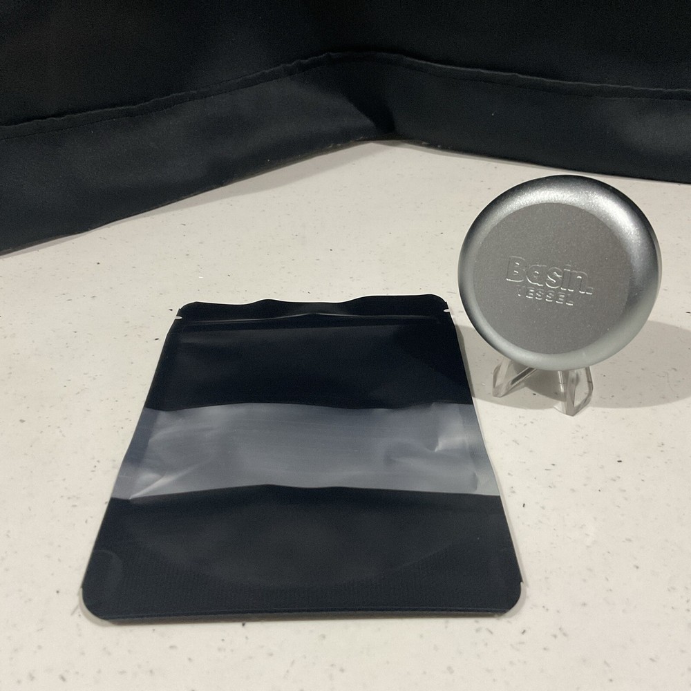 Vessel Basin Silver Graphite New Bulk Package Silver Herb Storage