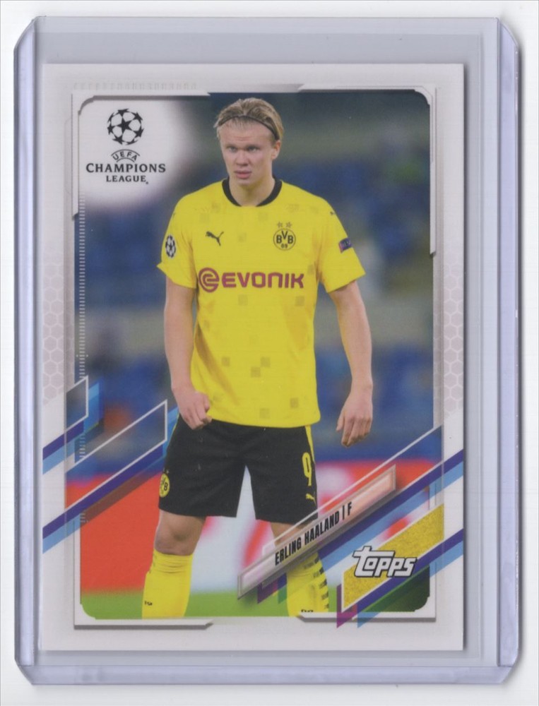 2021 Topps UEFA Champions Japanese Erling Haaland Borussia Dortmund #49