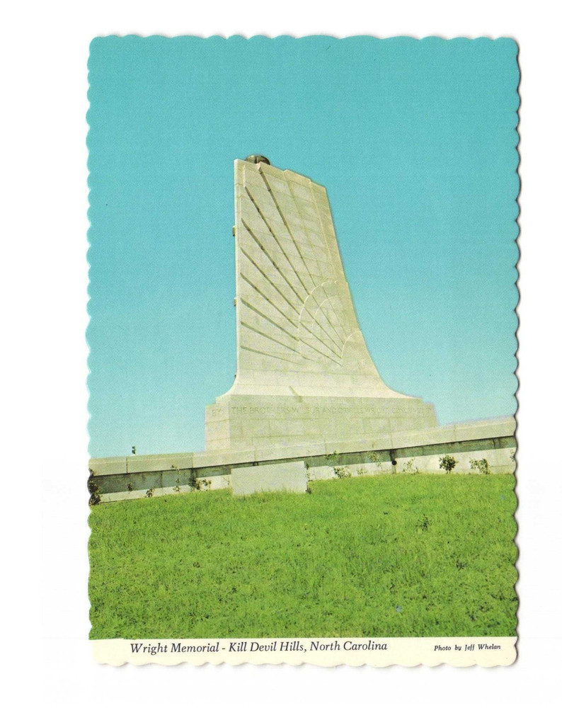 Wright Memorial Kill Devil Hills North Carolina Vintage postcard unposted