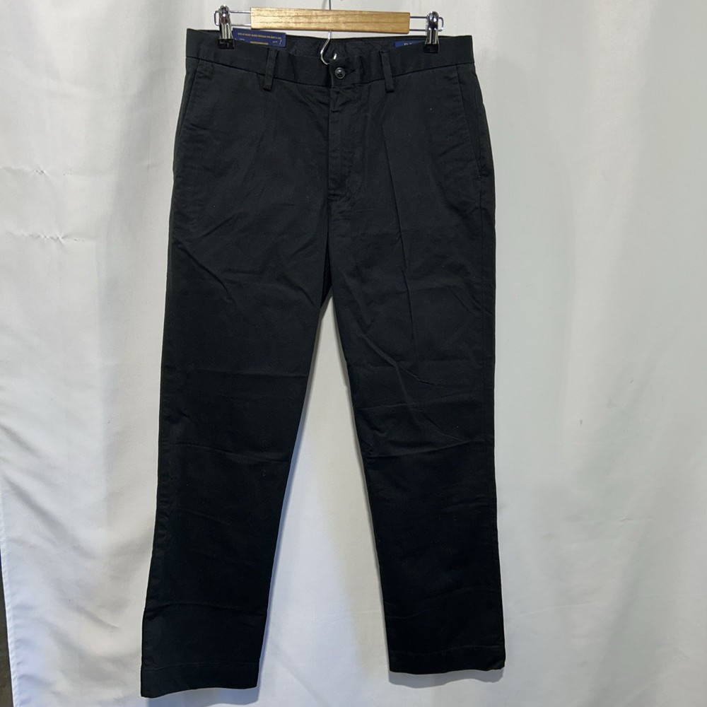 New Polo Ralph Lauren Men's Stretch Classic Fit Pants - 32 x 30 - Black