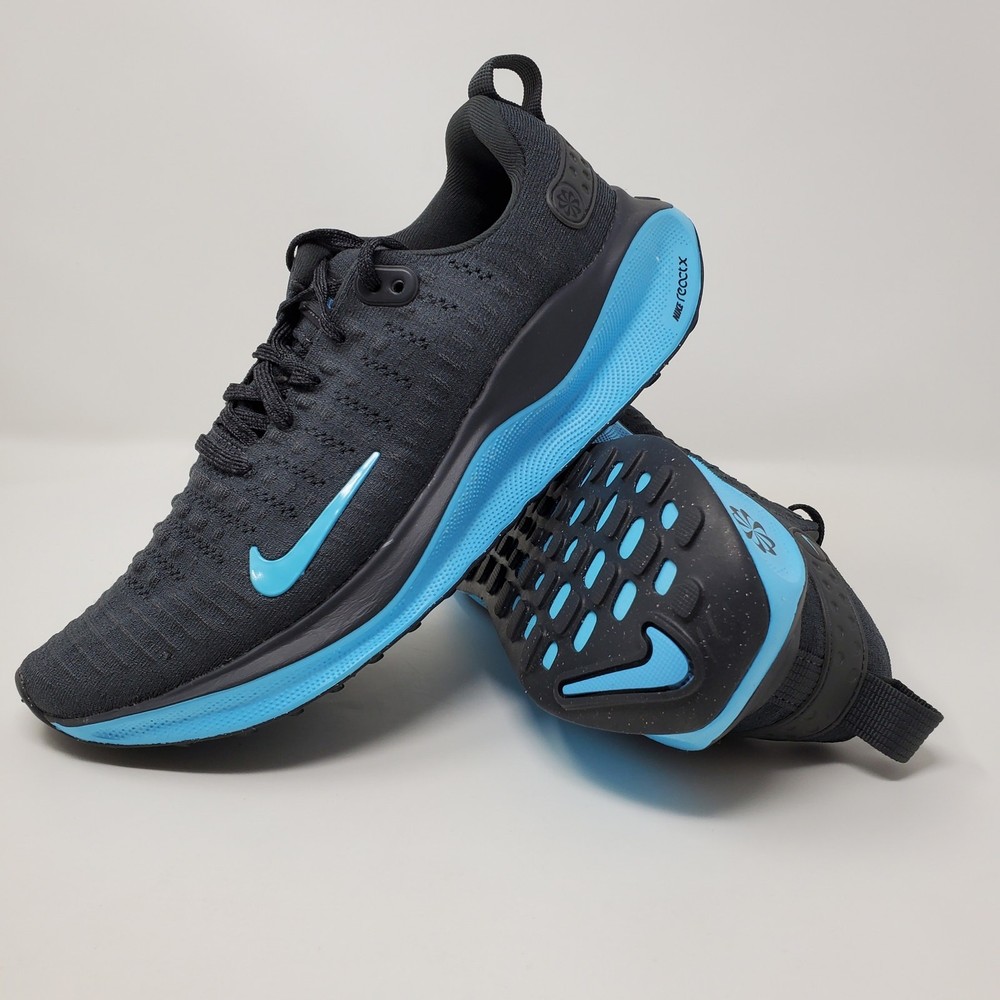 Nike ReactX Infinity Run Men's Size 7.5 Anthracite Black Baltic Blue DR2665-008
